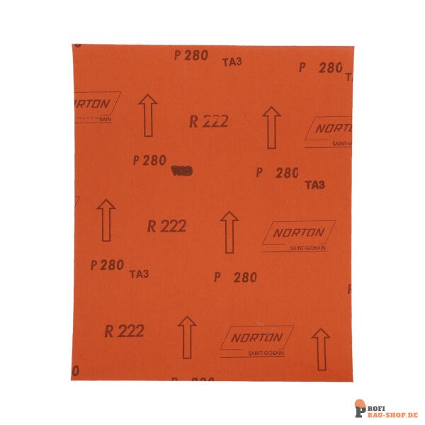 nortonschleifmittel/NORTON_schleifmittel_63642531788 Standard Sheets Norton R222 230.00x280 Grit 280_137278